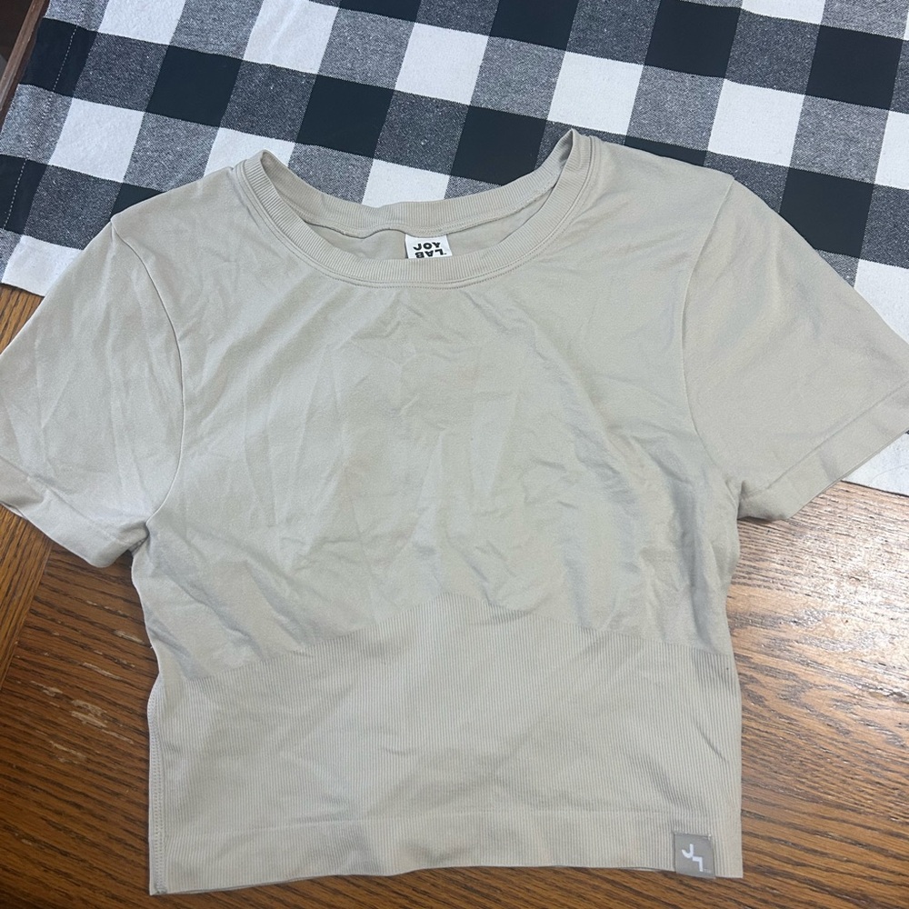 JoyLab Beige Crop Top